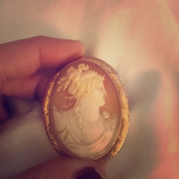 Cameo Brooch from Florence, Italy